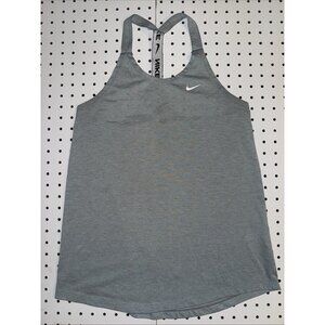 Nike Elastica Dri-FIT Women’s S Training Tank Gray T-Strap Racerback